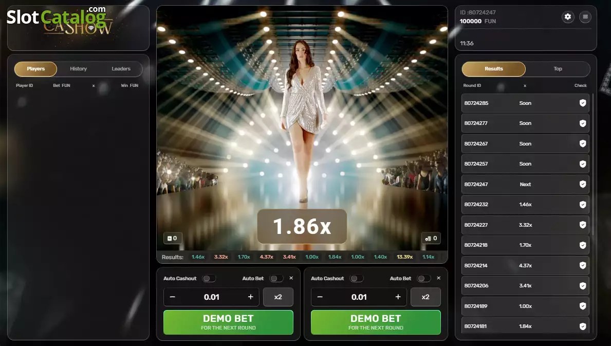 Cash Show screenshot 2 - Half Cashout feature in action