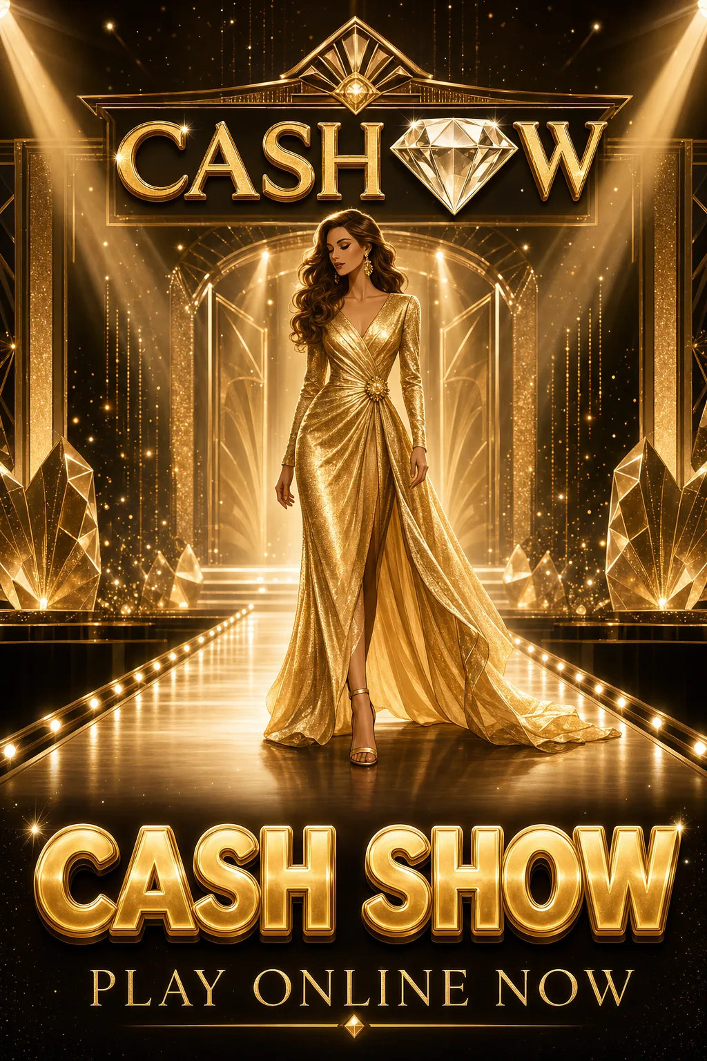 Cash Show gameplay - multiplier climbing through a live-style game show round